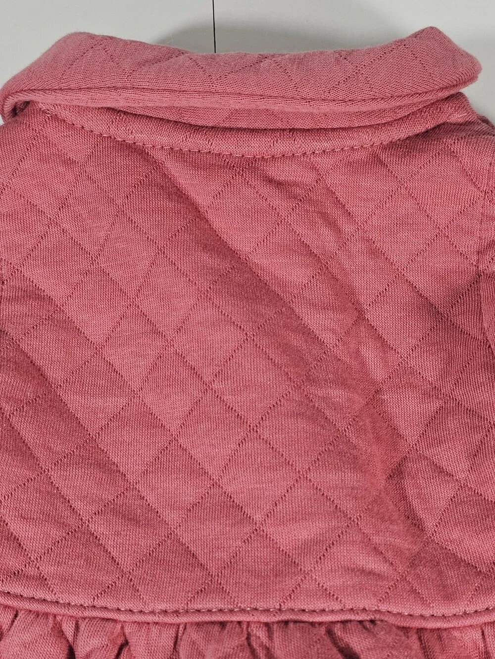 Carter's Coral Diamond-quilted Vest Newborn